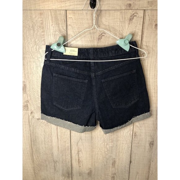 Women's Universal Thread Denim Blue Jean Midi Shorts Size 4 27R. C44 - Picture 2 of 5